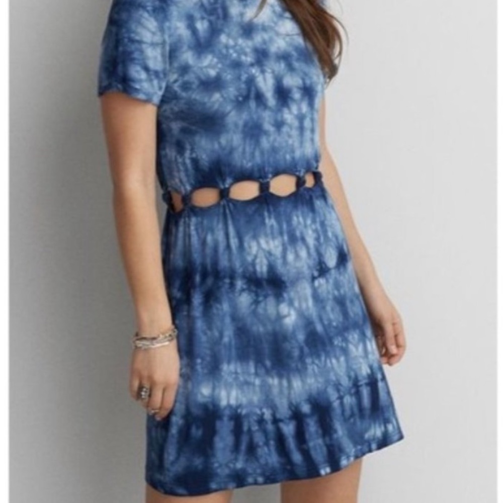American eagle tye dye mini dress